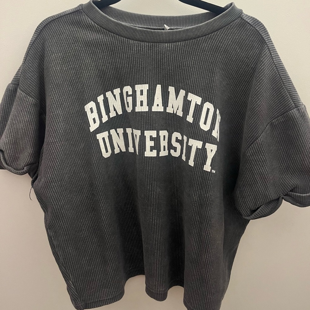 Binghamton University College T Shirt Ribbed